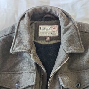 Legendary Whitetails Men's Green Wool Jacket